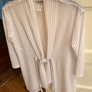 Serene front tie cover -up.2 pocket.